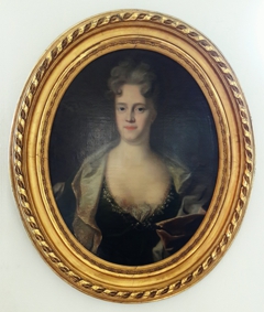 Porträt der Charlotte Amalie von Hessen-Wanfried. by Ádám Mányoki