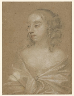 Portret van een onbekende vrouw by Peter Lely Sir