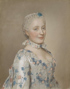 Portret van Marie Josèphe van Saksen (1731-67), dauphine van Frankrijk by Jean-Etienne Liotard