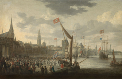 Reception of the White Monks by the Magistrate and the Notables of the City of Antwerp by Bonaventura Peeters the Elder