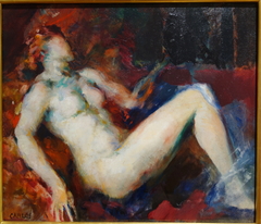 Reclining Nude by Arthur Beecher Carles