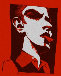retrato con cigarro by Jorge Mato