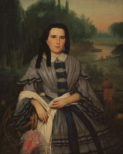 Retrato de la Señora Elvira Lavalleja de Calzadilla by Prilidiano Pueyrredón