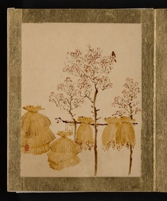 Rice Stacks and Trees by Shibata Zeshin
