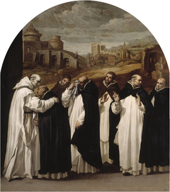 Saint Bruno Bids Farewell to his Companions in Rome by Vincenzo Carducci