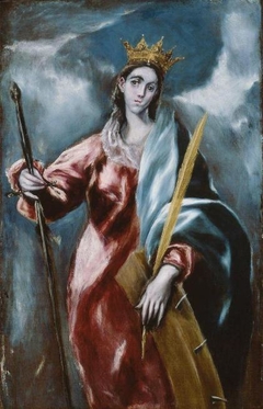Saint Catherine by El Greco