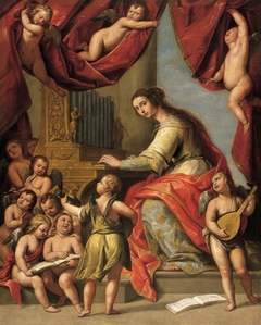 Saint Cecilia by Pedro Núñez del Valle