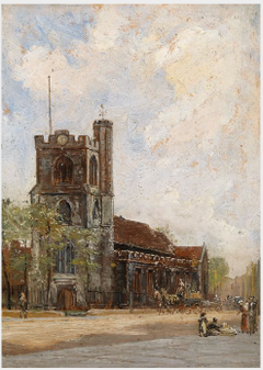 Saint Mary, Stratford-le-Bow, East London by Francis S. Walker