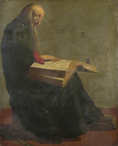 Saint Paul seated reading by Anonymous