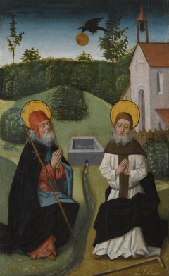 Saints Anthony and Paul the Hermit by Anonymous