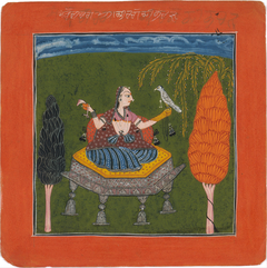 Sanveri Ragini, Page from a Ragamala Series (Garland of Musical Modes) by Anonymous