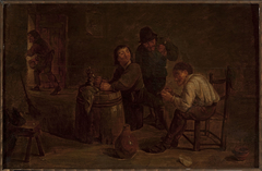 Scene in a tavern by Mattheus van Helmont