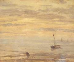 Sea Piece, Evening by Eugène Louis Boudin