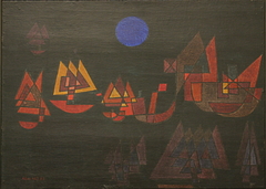 Ships in the Dark by Paul Klee