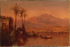 South American Scene (Vespers, Guayaquil River, Ecuador) by Louis Rémy Mignot