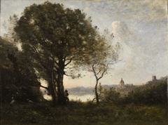 Souvenir du lac d'Albano by Jean-Baptiste-Camille Corot