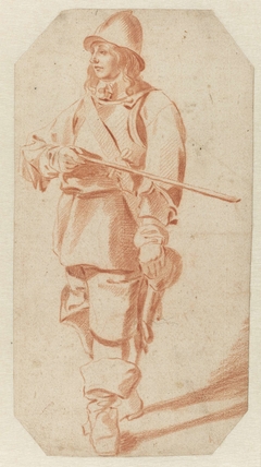 Staande jongen in wapenrusting by Adriaen van de Velde