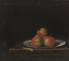 Still Life with Apples on an 'East Indian' Plate by Johan Hörner