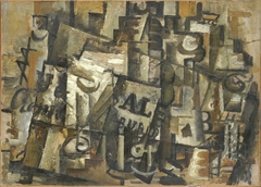 Still Life with Bottle and Glasses by Georges Braque