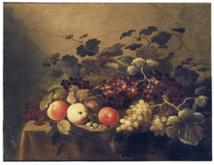 Still life with fruit on a table