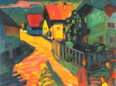 Street with Women by Wassily Kandinsky