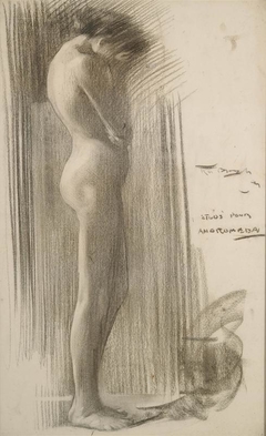 Study for "Andromeda" by Robert Brough - Robert Brough - ABDAG002648 by Robert Brough