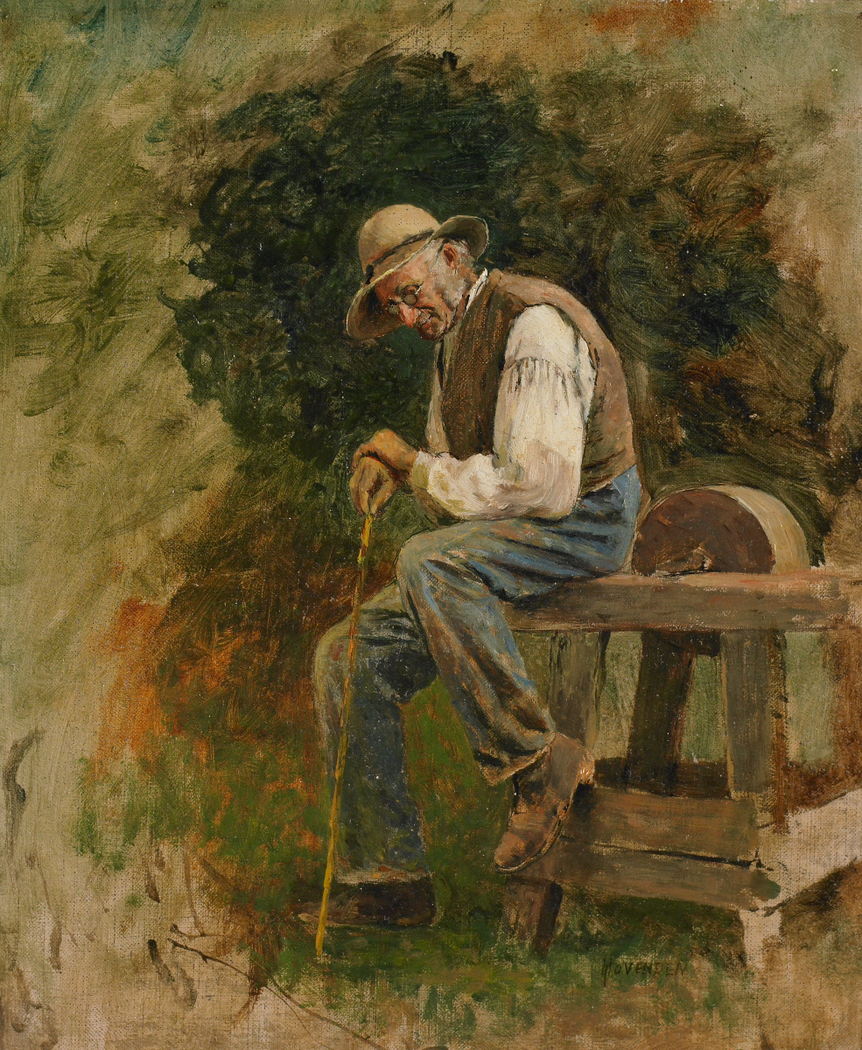 Study of a Man with Grindstone