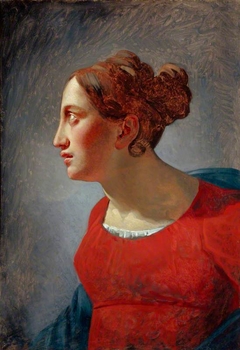 Study of Mademoiselle Luisa at the home of Portaels by François-Joseph Navez