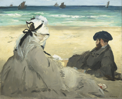 Sur la plage by Edouard Manet