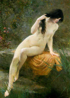 The Bather by Jules Laurens