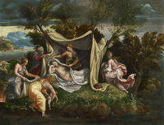 The Birth of Diana and Apollo by Anonymous
