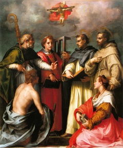 The Disputation on the Trinity by Andrea del Sarto