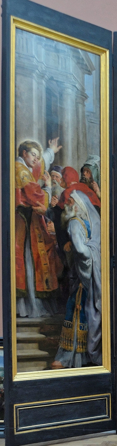 The dispute between Saint Stephen and the Jewish elders and scribes