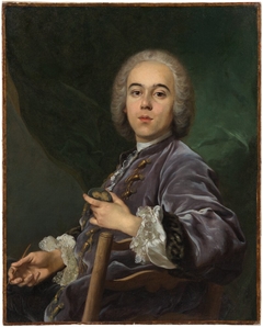 The Engraver and Goldsmith Jacques Roettiers by Louis-Michel van Loo