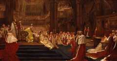 The Homage-Giving: Westminster Abbey, 9th August, 1902 by John Henry Frederick Bacon