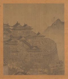 The Immortal Lü Dongbin Appearing over the Yueyang Pavilion