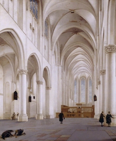 The Interior of the Church of St Catherine, Utrecht by Pieter Jansz Saenredam