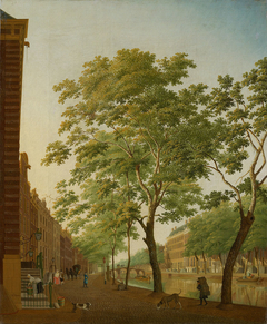 The Keizersgracht between Molenpad and Runstraat with the house of Thomas Hope