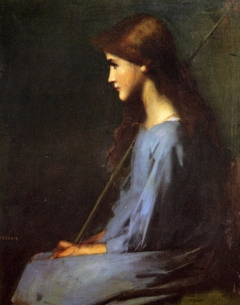 The Little Shepherdess by Jean-Jacques Henner