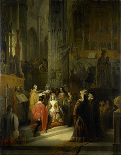 The Marriage of Jacqueline, Countess of Hainaut (Jacoba of Bavaria), and John IV, Duke of Brabant, on 10 March 1418