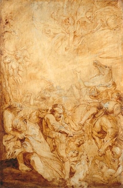 The Martyrdom of St Livinus (study) by Peter Paul Rubens