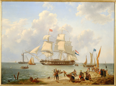 The Merchant Ship Flevo by Hendrik Vettewinkel