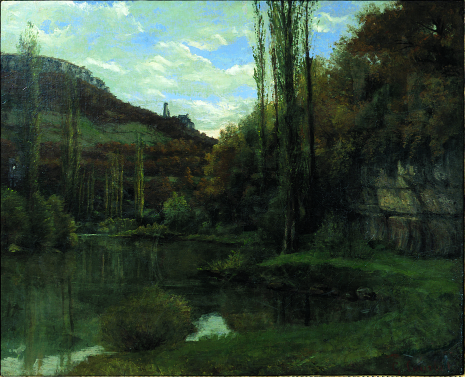 The 'Mirror' on the River Loue at Scey-en-Varais, near Ornans