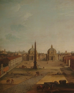 The Piazza del Popolo, Rome by Anonymous