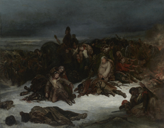 The Retreat of Napoleon’s Army from Russia in 1812 by Ary Scheffer