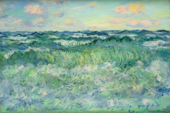 The Sea, Pourville by Claude Monet