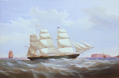 The ship 'Helen Heilgers' by British School