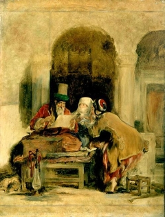 The Turkish Letter Writer by Sir David Wilkie - Sir David Wilkie - ABDAG003535