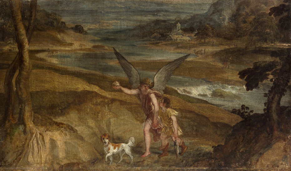 Tobias und der Erzengel Raphael auf Wanderschaft