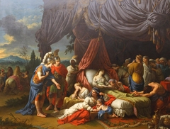 La mort de la femme de Darius by Louis-Jean-François Lagrenée